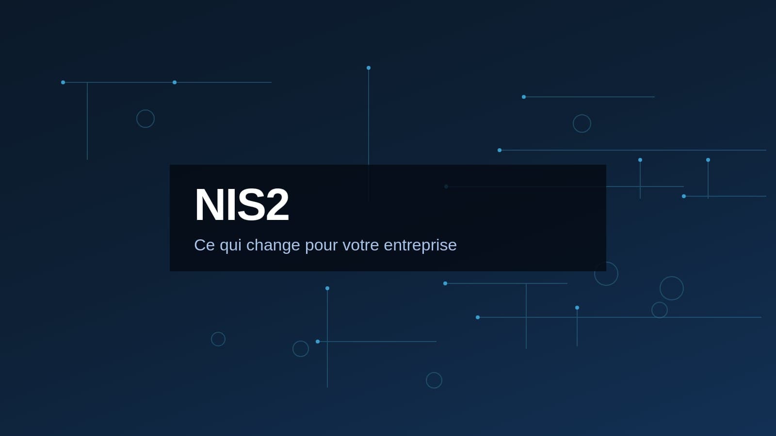 NIS2 : Faisons le point sur la situation
